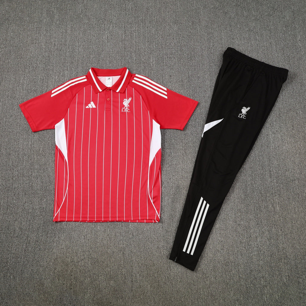 Conjunto Polo Liverpool US PACK 2025/26