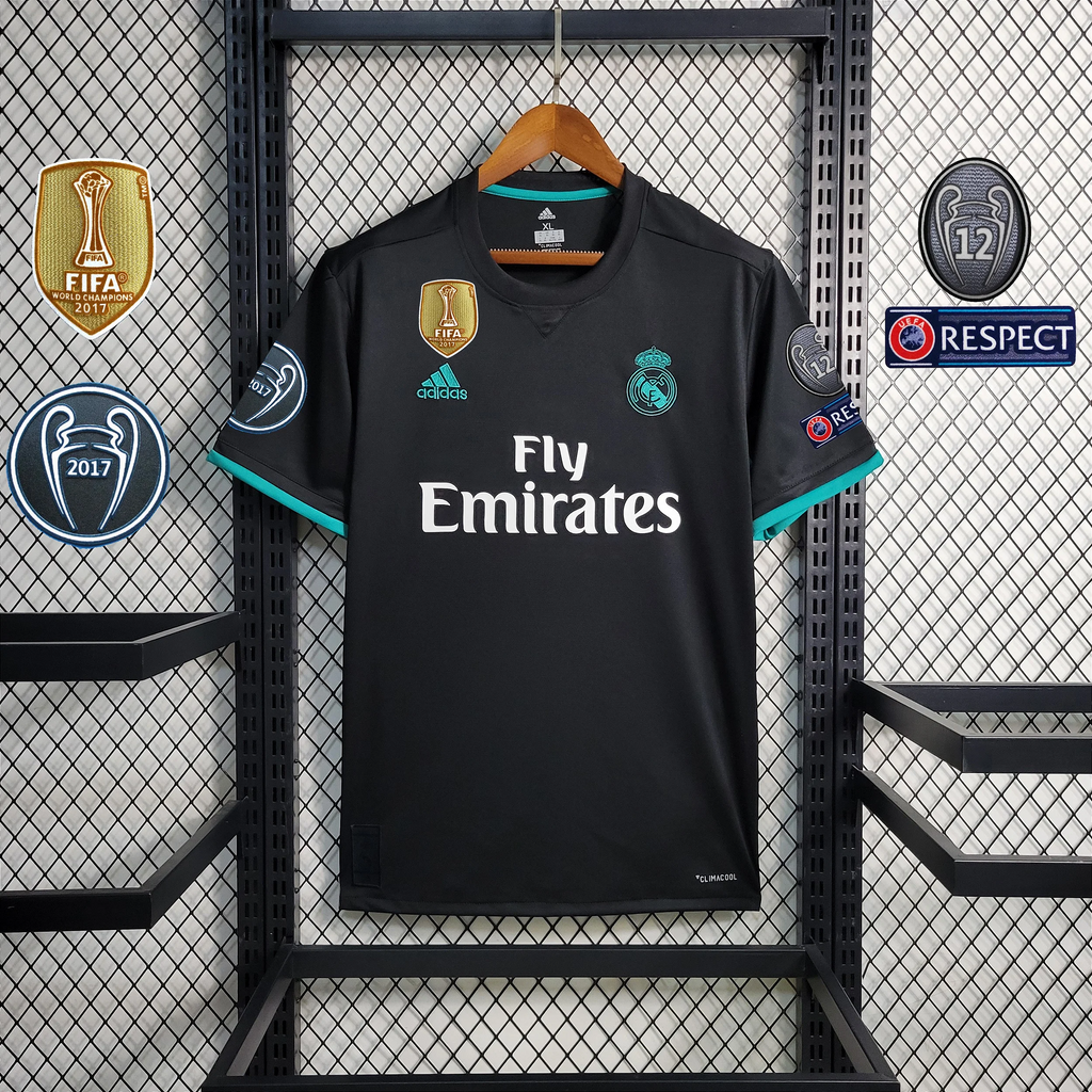 Camiseta Retro Real Madrid 2017/2018 - Con Parches