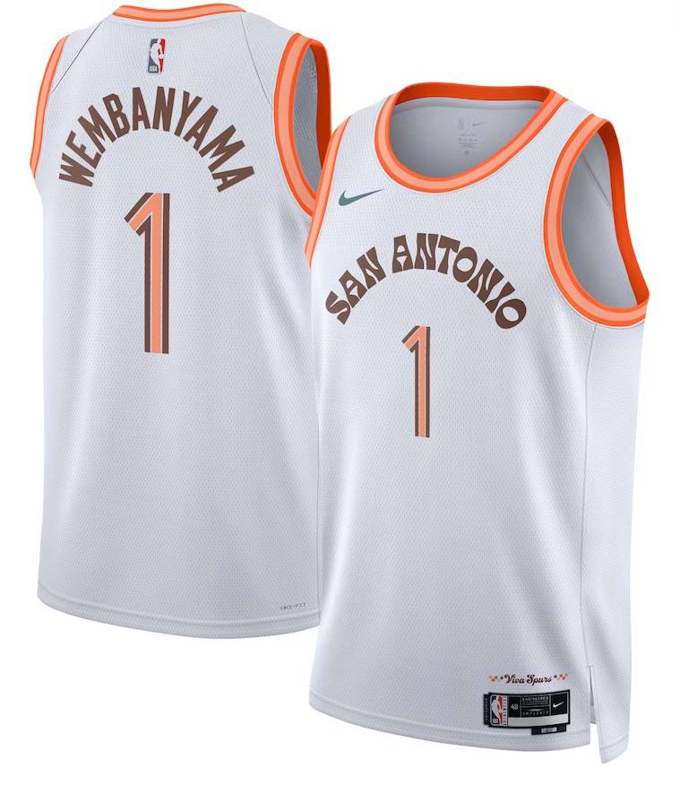 NBA San Antonio Spurs - Victor Wembanyama White 2023/24