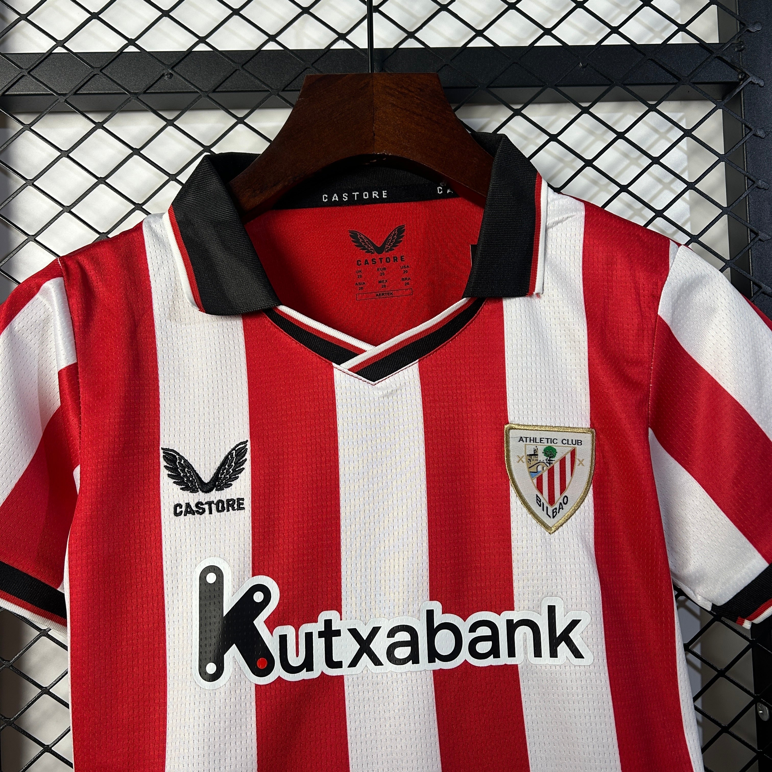 Camiseta y Pantalones para niños Athletic Club Bilbao Home 25/26