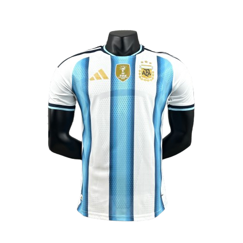Camiseta Argentina Home Jugador 2026/27 - Con Parche de Campeón del Mundo