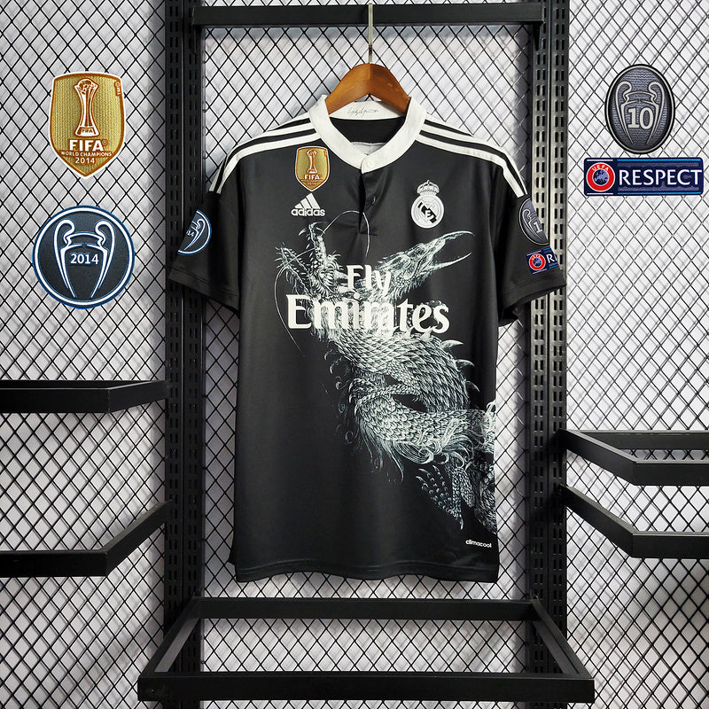 Camiseta Retro Real Madrid Away 2017 - Con Parches