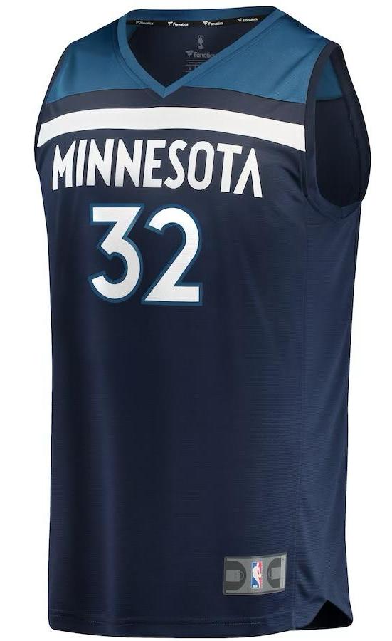 NBA Timberwolves Karl-Anthony Towns Navy