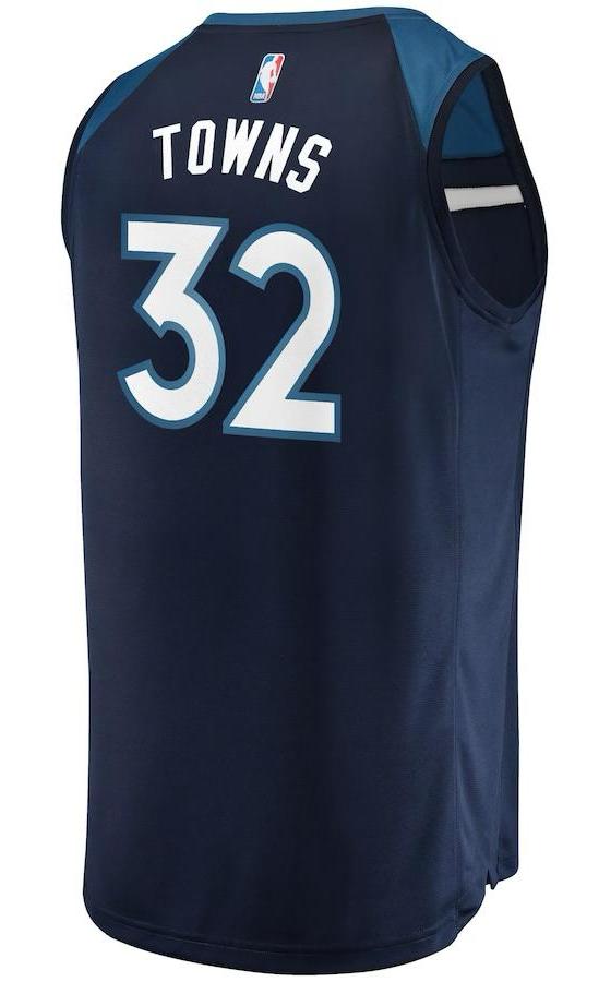 NBA Timberwolves Karl-Anthony Towns Navy