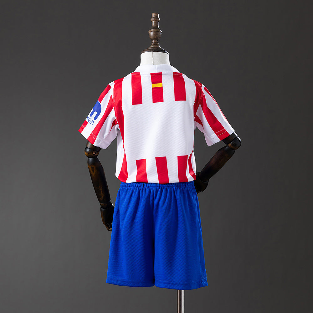 Camiseta y Pantalones para niños Atletico de Madrid Home 25/26