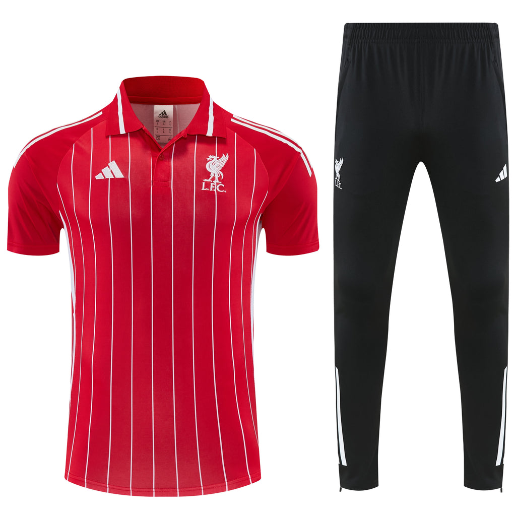 Conjunto Polo Liverpool US PACK 2025/26