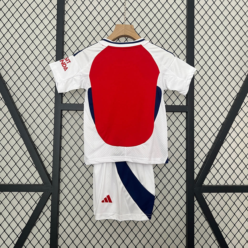 Camiseta y Pantalones para niños Arsenal Home 24/25