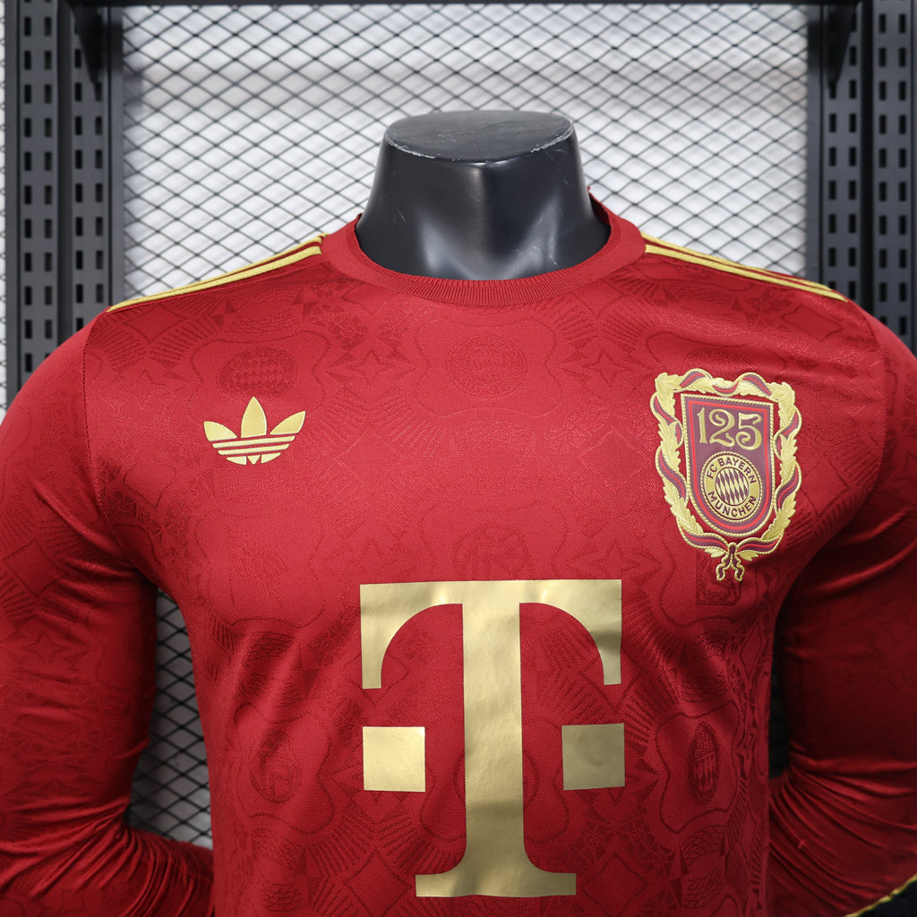Camiseta Manga Larga Bayern de Múnich 125 Años 25/26 - Jugador