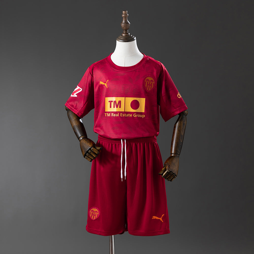 Camiseta y Pantalones para niños Valencia CF Away 25/26