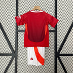 Camiseta y Pantalones para niños Manchester United Home 24/25