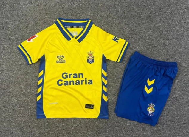 Camiseta y Pantalones para niños UD Las Palmas Home 25/26