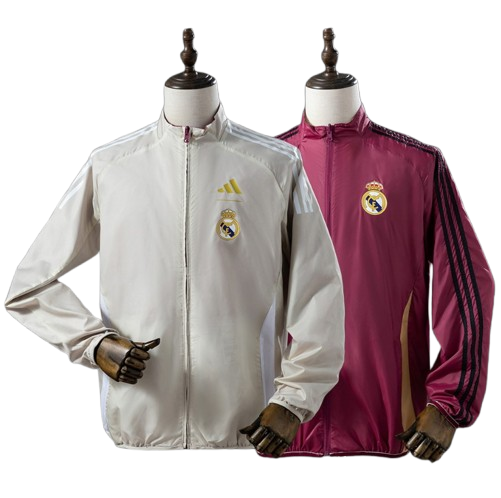 Chaqueta impermeable reversible Real Madrid 2025