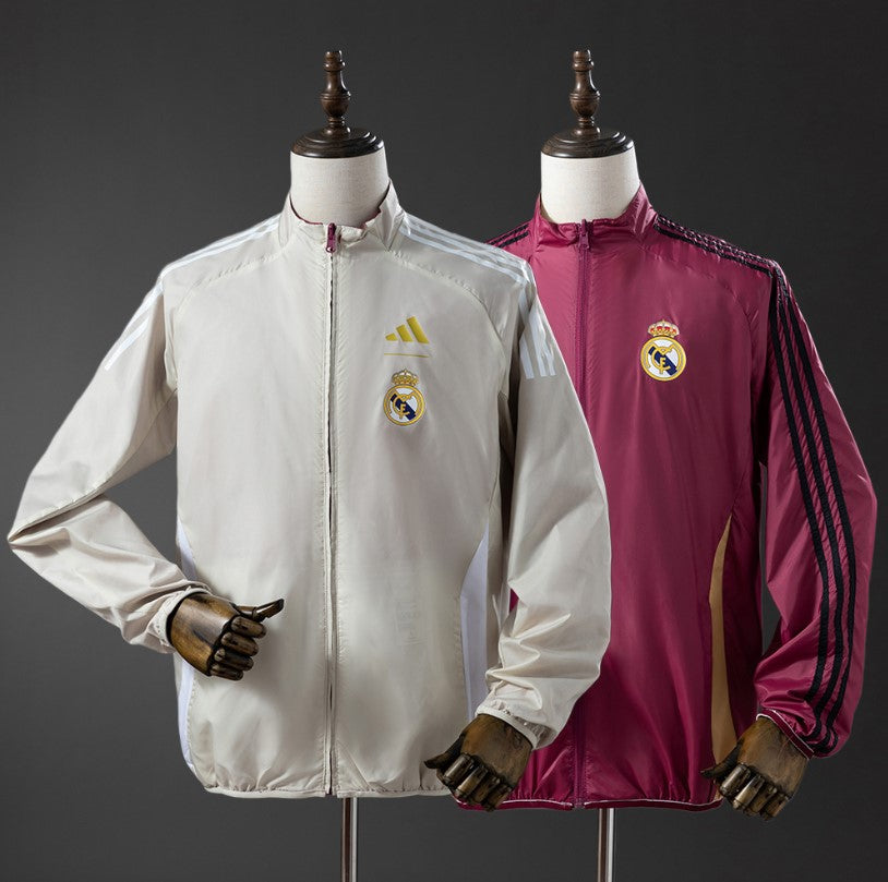 Chaqueta impermeable reversible Real Madrid 2025