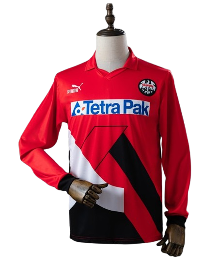 Camiseta Eintracht Frankfurt Retro 1993 - Manga Larga