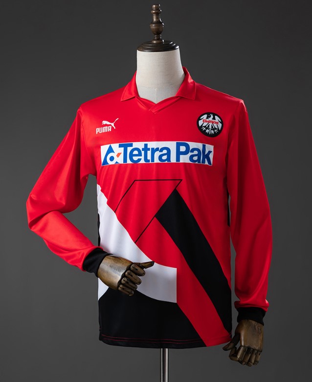 Camiseta Eintracht Frankfurt Retro 1993 - Manga Larga