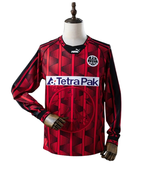 Camiseta Eintracht Frankfurt Retro 1995 - Manga Larga