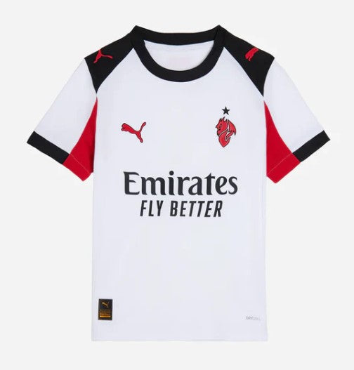Camiseta y Pantalones para niños A.C Milan Away 25/26