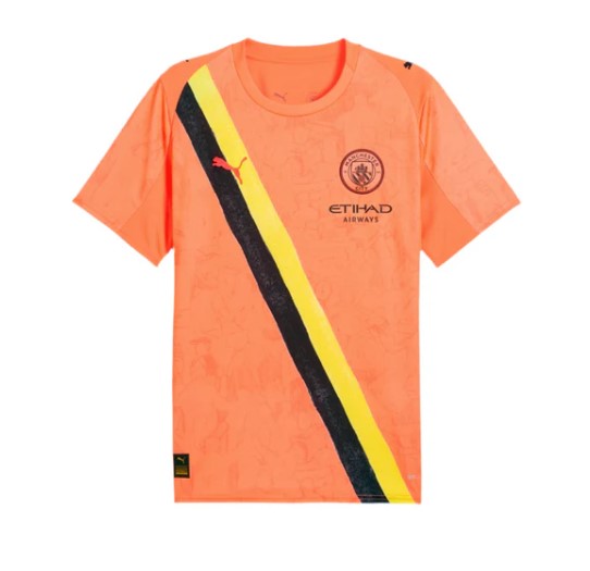 Camiseta y Pantalones para niños Manchester City Portero 25/26 - Con medias