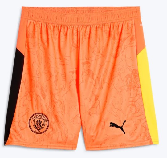 Camiseta y Pantalones para niños Manchester City Portero 25/26