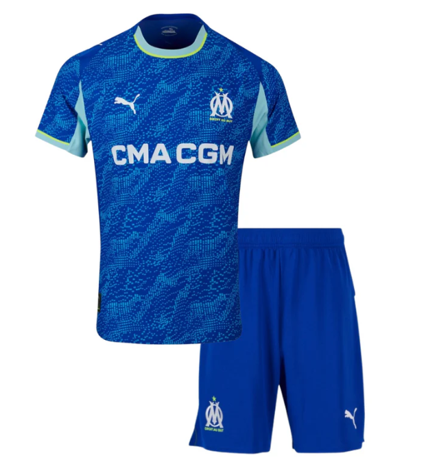 Camiseta y Pantalones para niños Olympique de Marseille Third 25/26