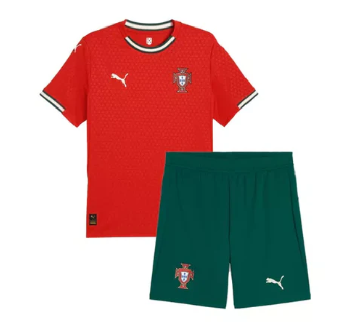Camiseta y Pantalones para niños Portugal Home 25/26