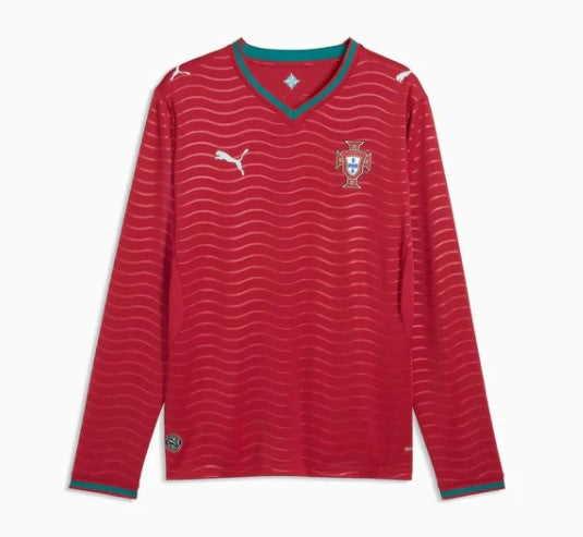 Camiseta Portugal Home 2026/27 - Manga Larga
