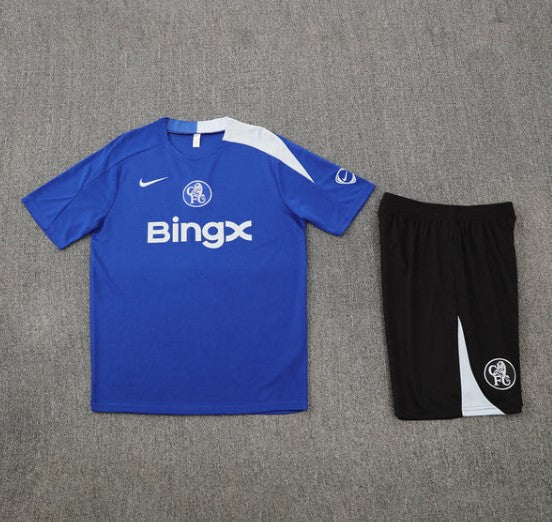Camiseta y Pantalón corto de entrenamiento para niños Chelsea 2025/26