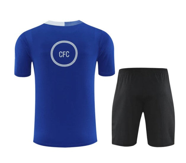 Camiseta y Pantalón corto de entrenamiento para niños Chelsea 2025/26