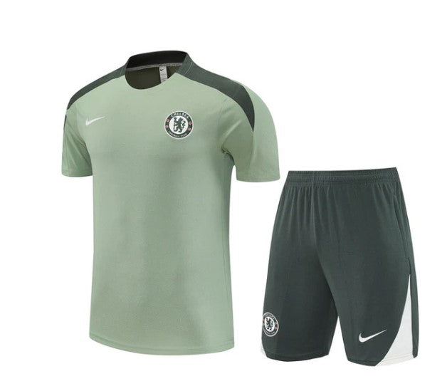 Camiseta y Pantalón corto de entrenamiento para niños Chelsea 2025/26