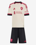 Camiseta y Pantalones para niños Liverpool Away 2025/26
