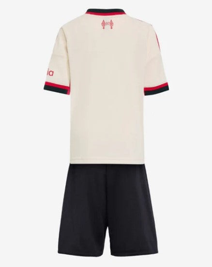Camiseta y Pantalones para niños Liverpool Away 2025/26