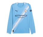 Camiseta Manga Larga Manchester City Home 2025/26