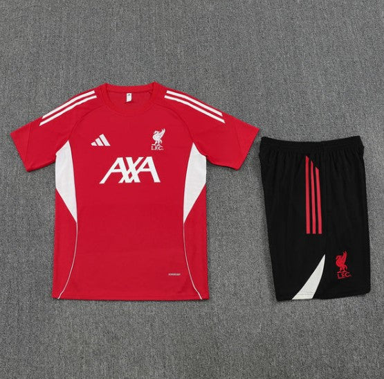 Camiseta y Pantalón corto de entrenamiento para niños Liverpool 2025/26