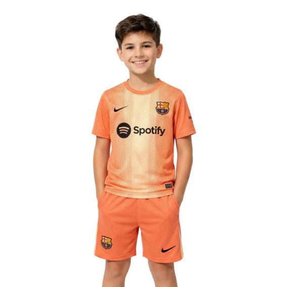 Camiseta y Pantalones para niños FC Barcelona 25/26 - Portero