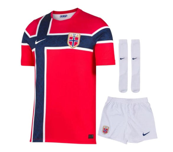 Camiseta y Pantalones para niños Noruega Home 2026/27 - Con Medias