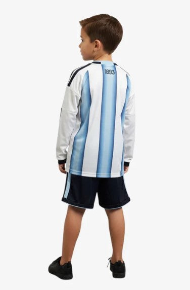 Camiseta manga larga y Pantalones para niños Argentina Home 2026/27 - Con Medias