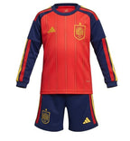 Camiseta manga larga y Pantalones para niños España Home 2026/27 - Con Medias