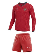 Camiseta manga larga y Pantalones para niños Portugal Home 2026/27 - Con Medias