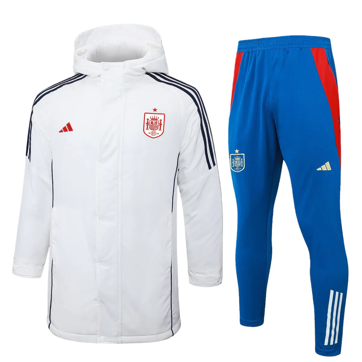 Abrigo acolchado impermeable + pantalones del España