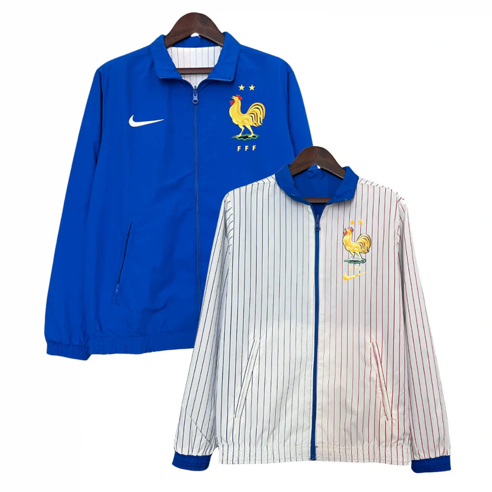 Chaqueta impermeable reversible Francia 2025