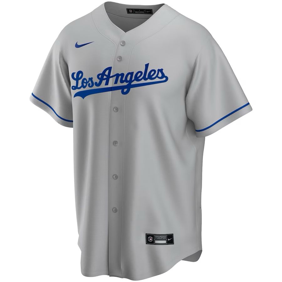 Los Angeles Dodgers – Blank Gray Jersey