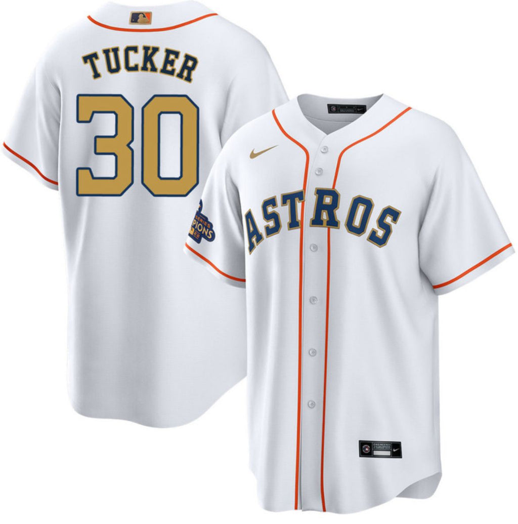 Houston Astros Kyle Tucker – Gold Collection Jersey