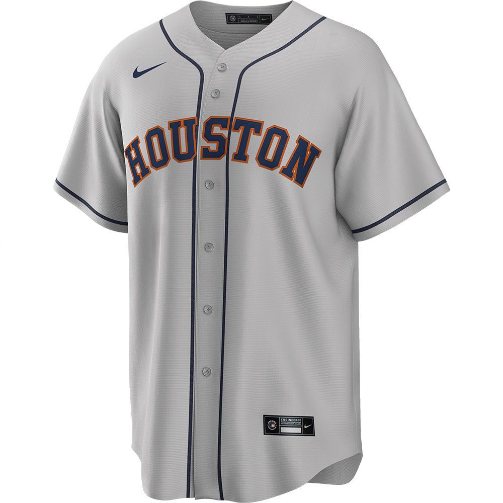 Houston Astros – Blank Gray Jersey