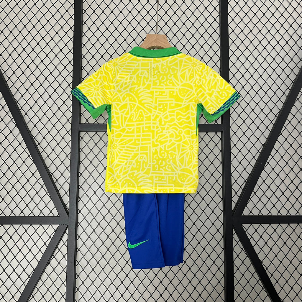 Camiseta y Pantalones para niños Brasil 24/25