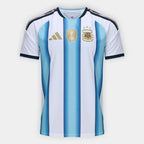 Camiseta Argentina Home 2026/27 - Con Parche de Campeón del Mundo