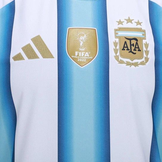 Camiseta Argentina Home 2026/27 - Con Parche de Campeón del Mundo