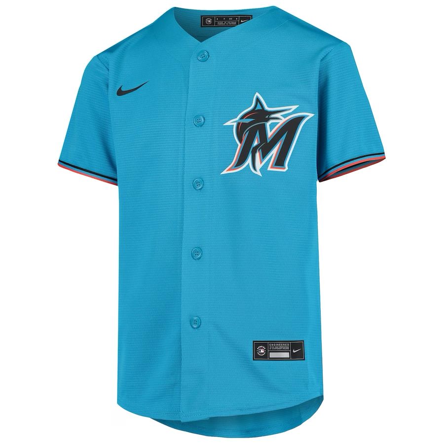 Miami Marlins – Blank Blue Jersey