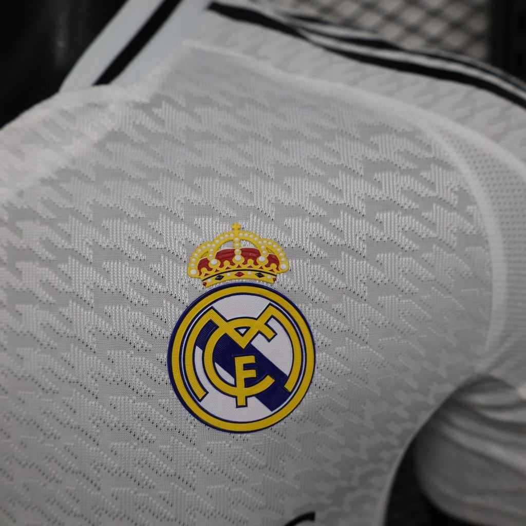 Camiseta Real Madrid Home 24/25 - Jugador - Con Patch UCL + Campeón Mundial
