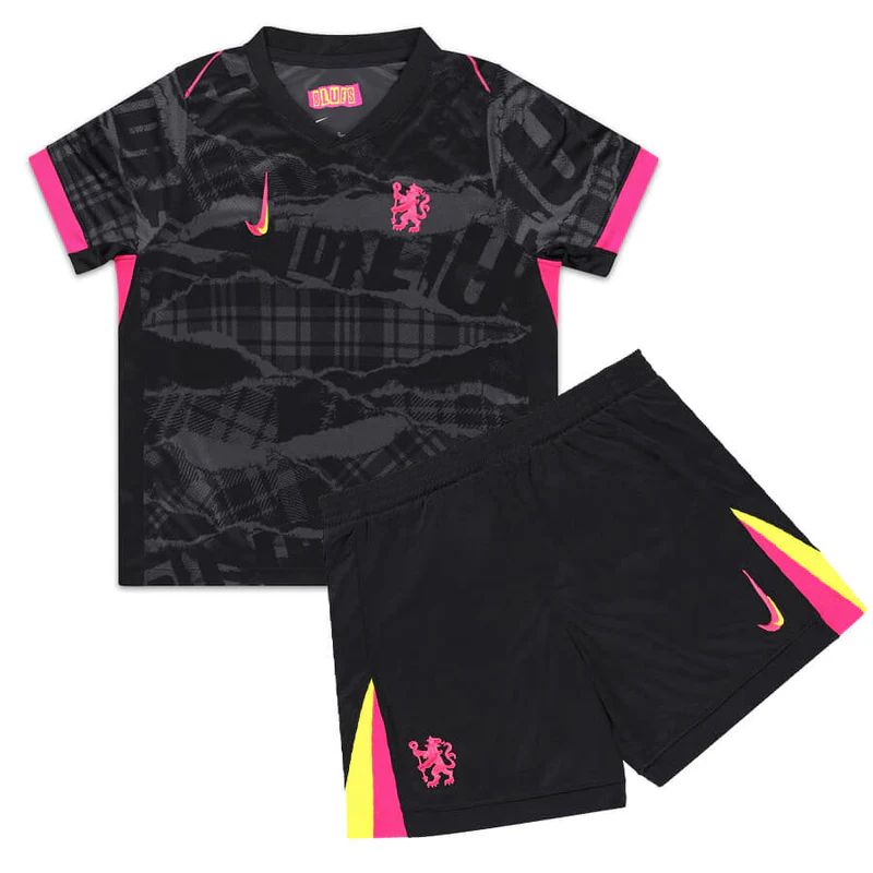 Camiseta y Pantalones para niños Chelsea Third 24/25