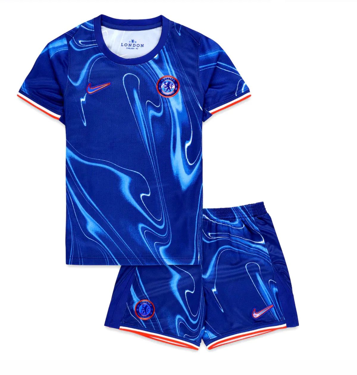 Camiseta y Pantalones para niños Chelsea Home 24/25